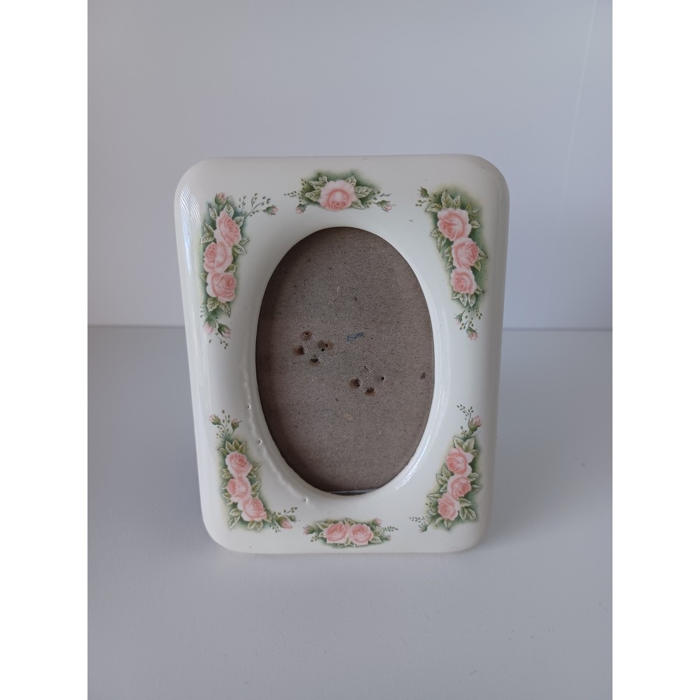 Vintage Small Multicolor Flower Picture Frame Home Decor
